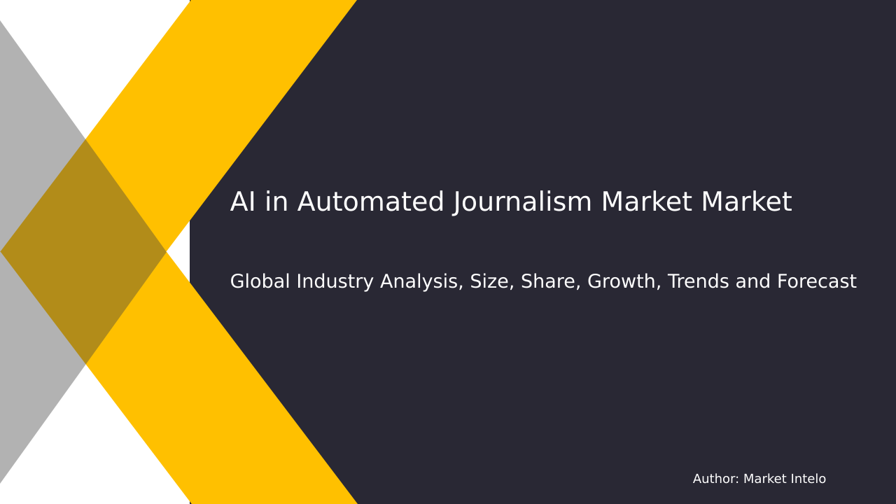 AI in Automated Journalism Market Research Report 2033