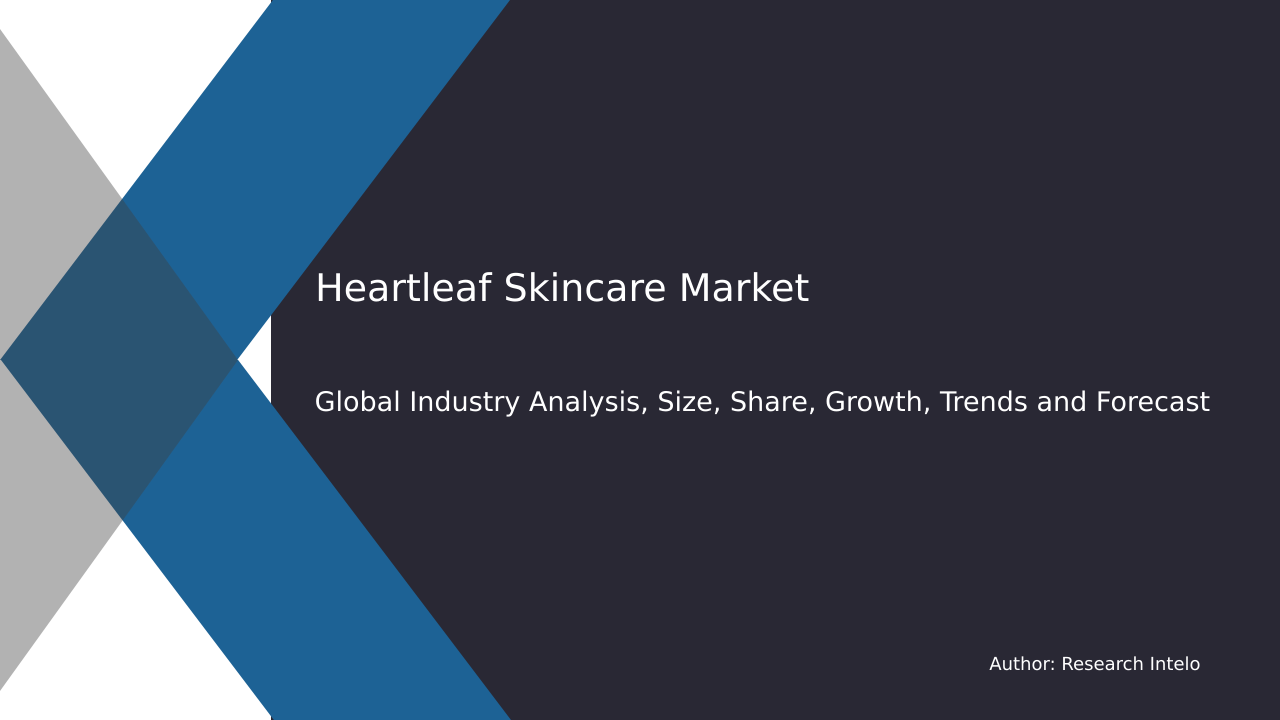 Heartleaf Skincare Market Research Report 2033