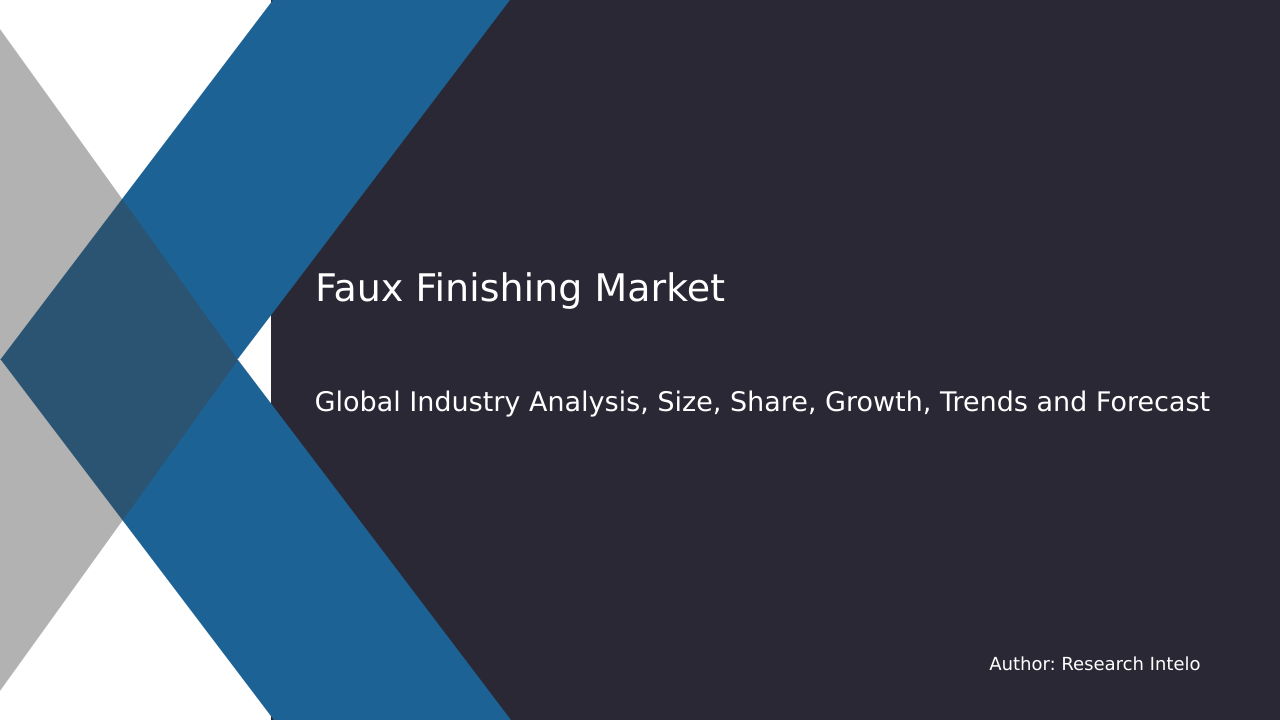 Faux Finishing Market Research Report 2033