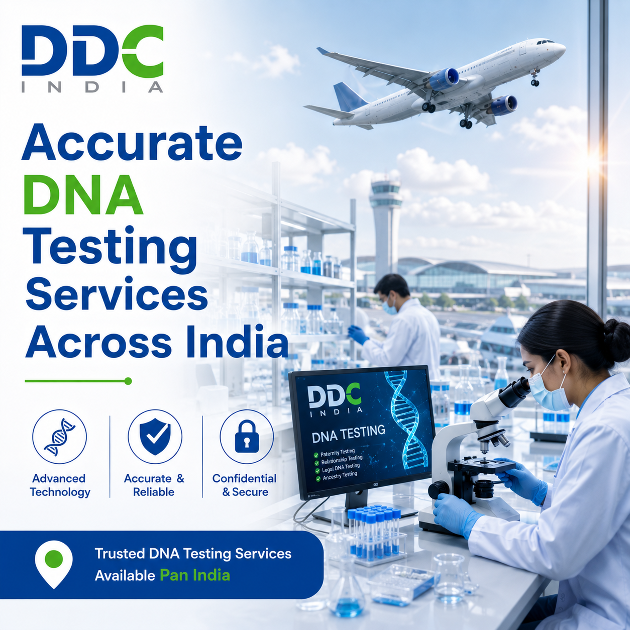 Accurate DNA Testing Services Across India for Reliable Family Relationship Verification – DDC Laboratories India