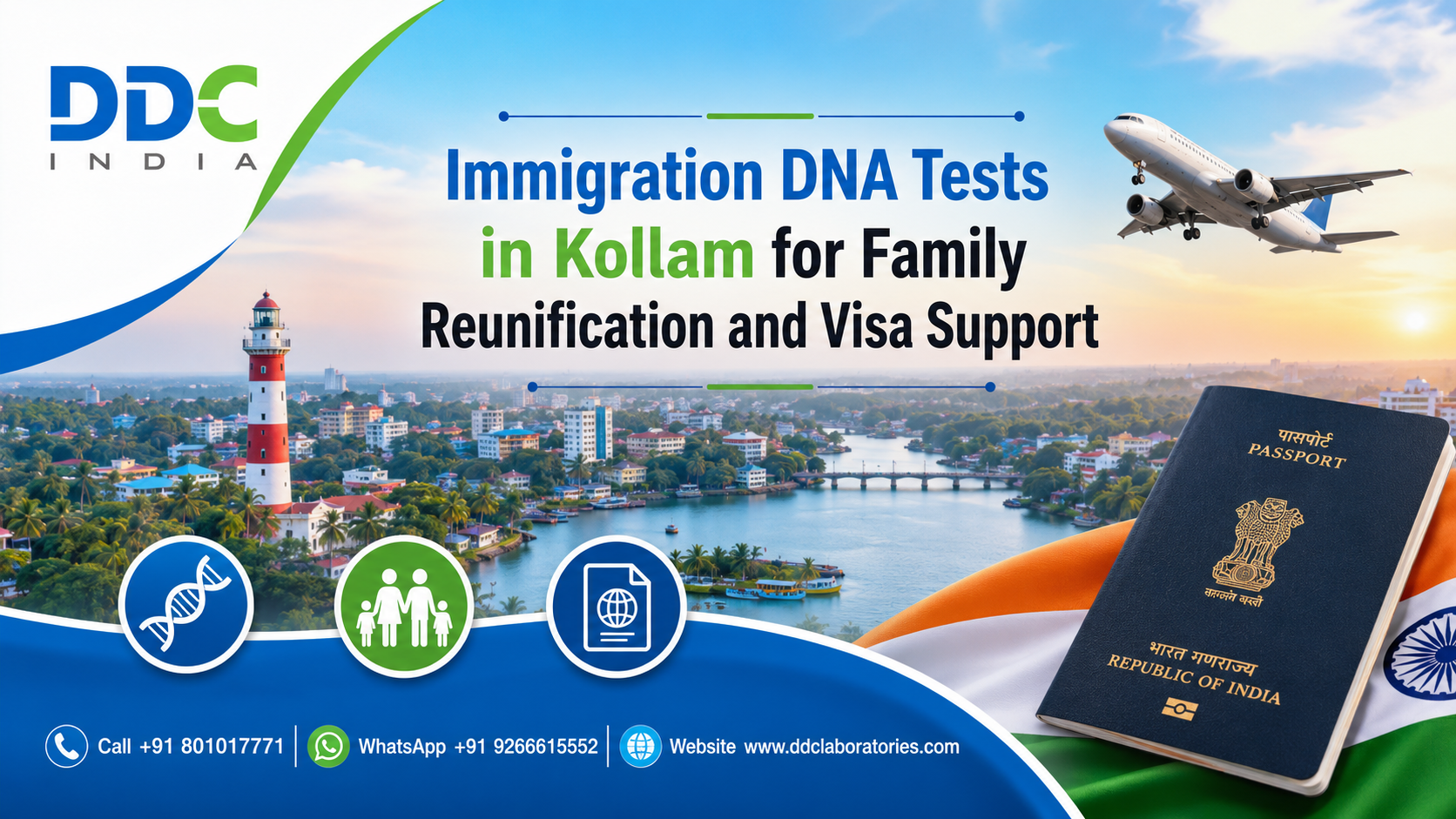 A Simple Guide to DNA Tests for Sponsored Visa Applications in Kollam – DDC Laboratories India