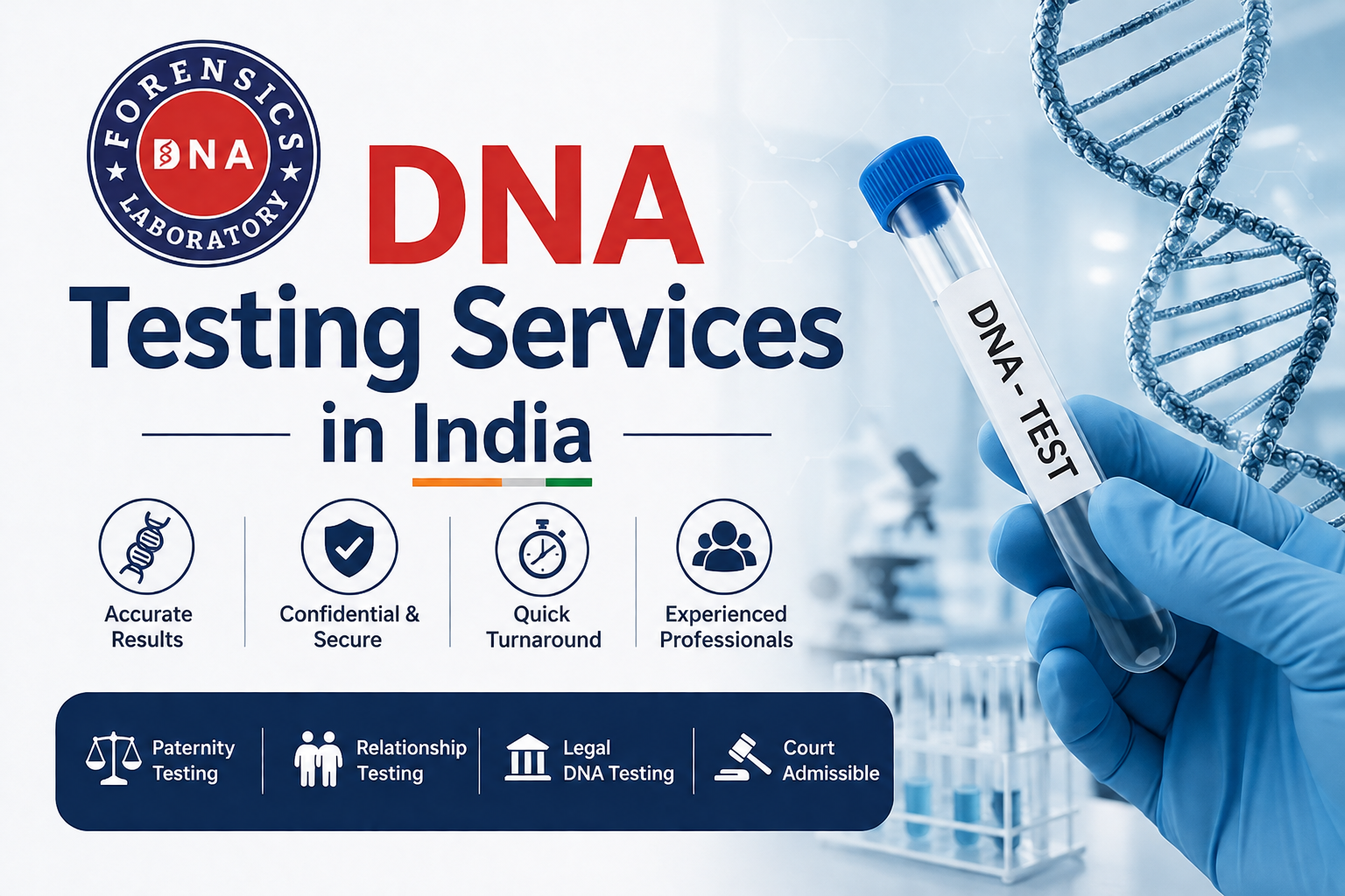 DNA Testing Services in India: A Simple Guide for Every Need – DNA Forensics Laboratory Pvt. Ltd.