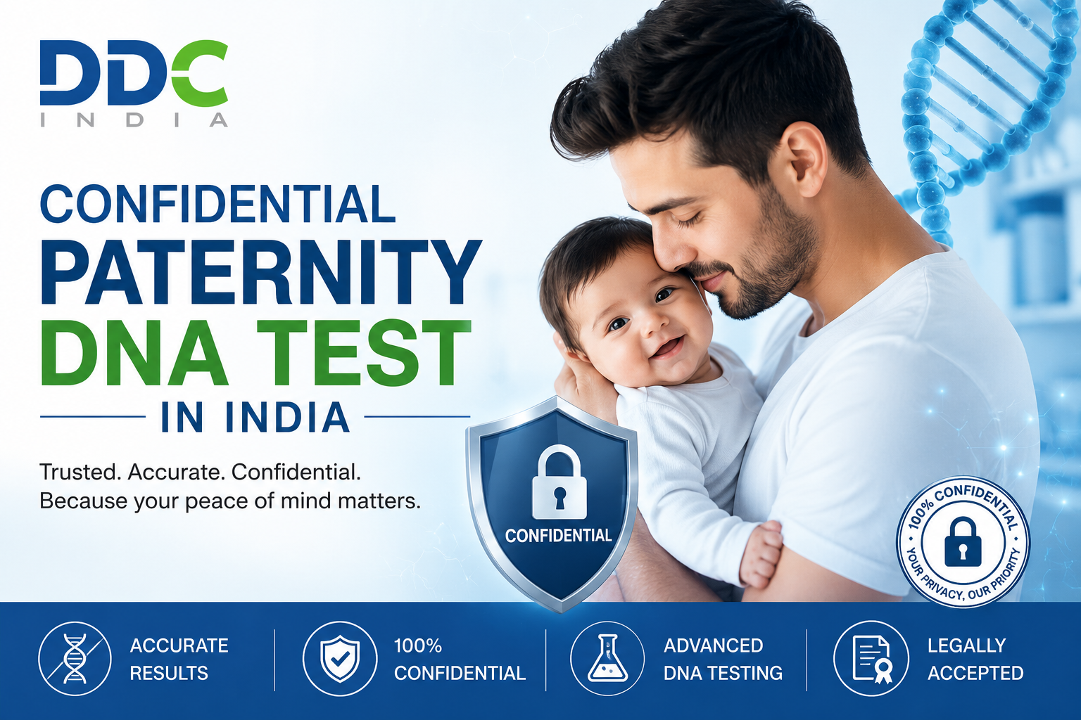 Confidential Paternity DNA Test in India: What You Should Know – DDC Laboratories India