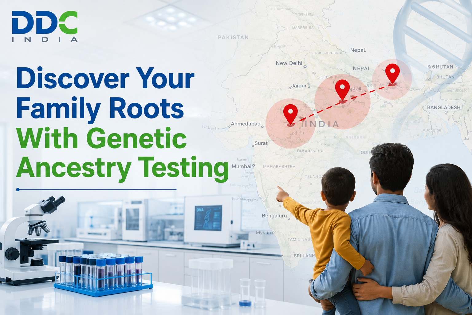 Discover Your Family Roots With Genetic Ancestry Testing – DDC Laboratories India