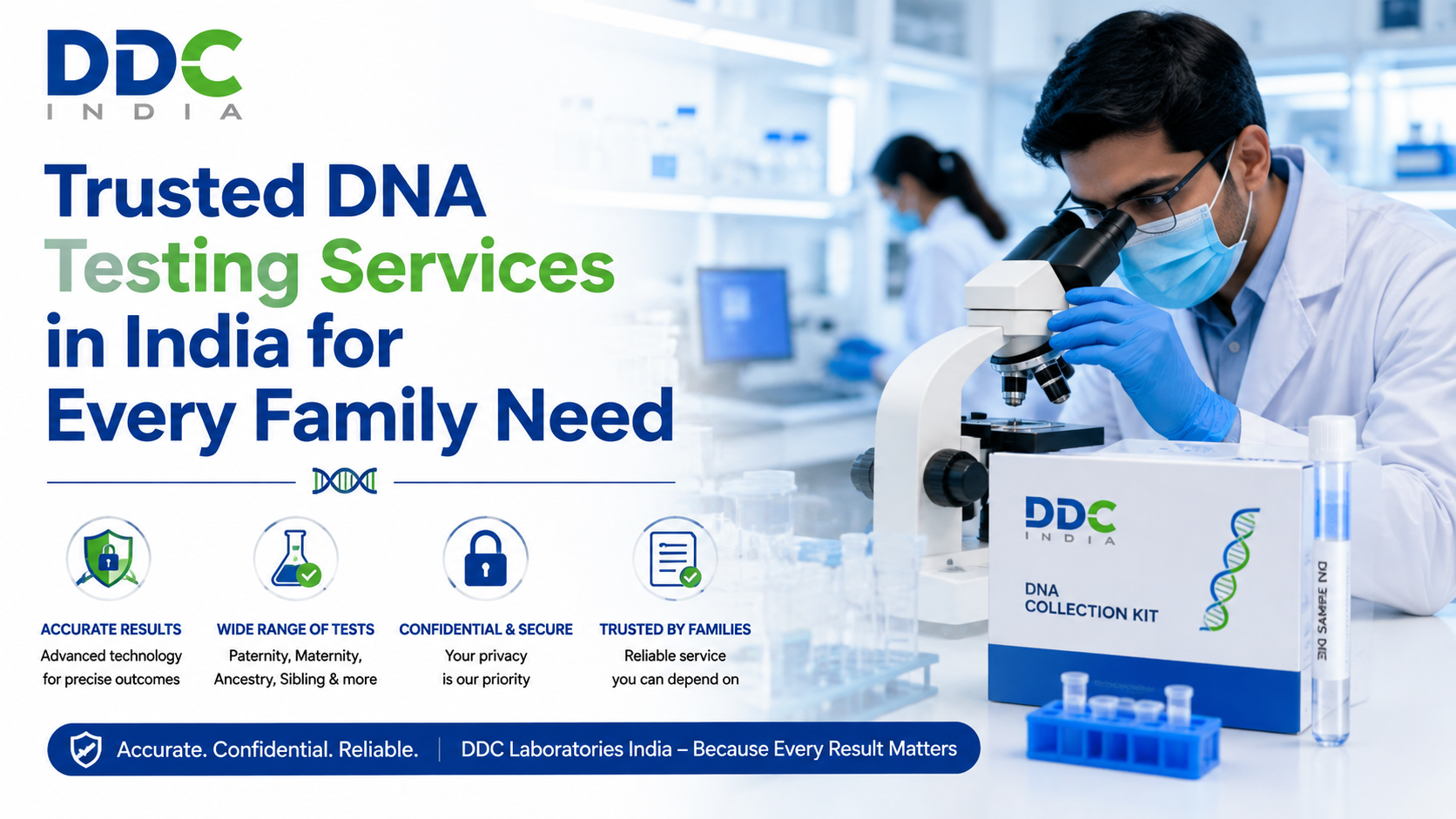 Trusted DNA Testing Services in India for Every Family Need – DDC Laboratories India