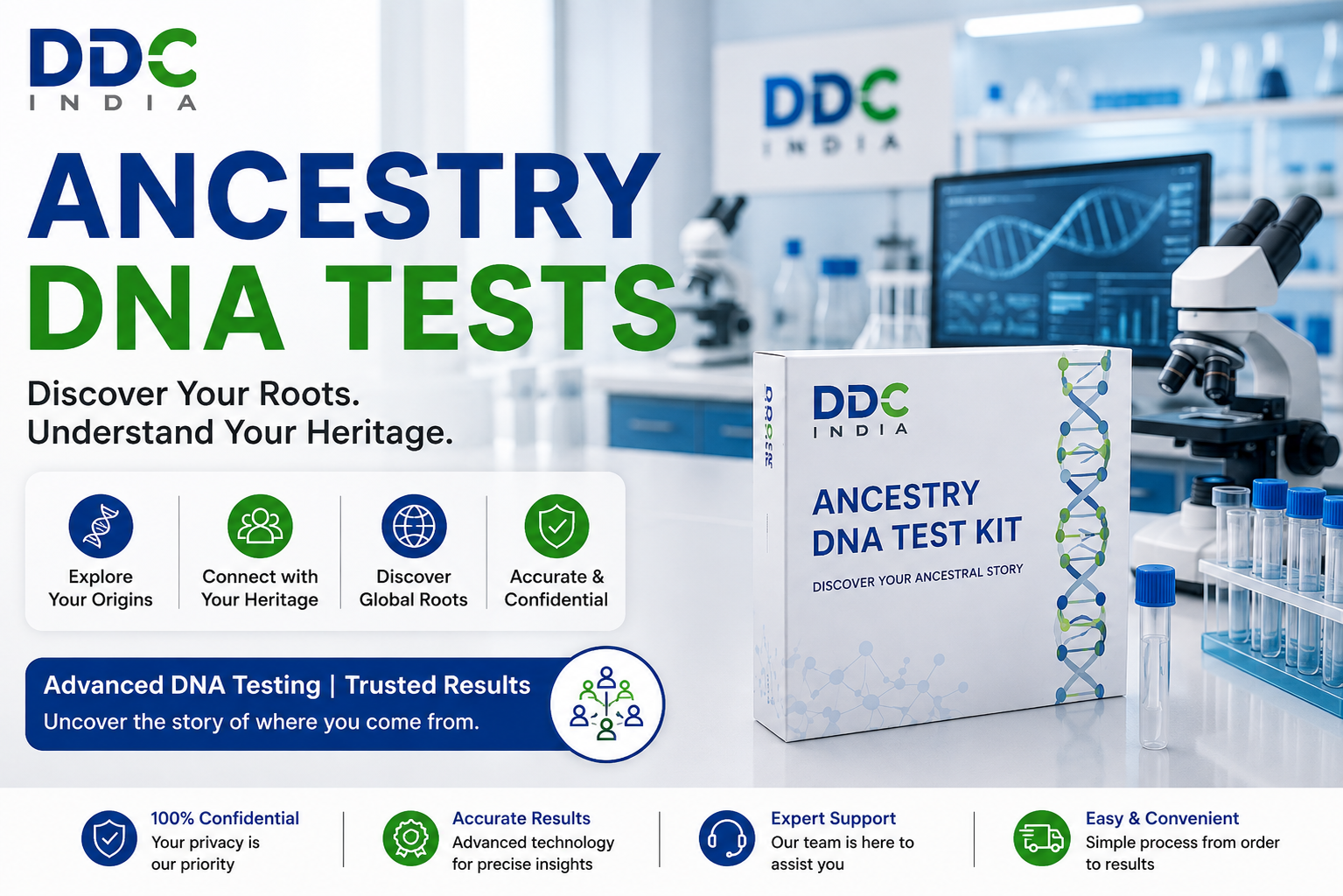 Ancestry DNA Tests: Discover Where Your Family Truly Came From – DDC Laboratories India