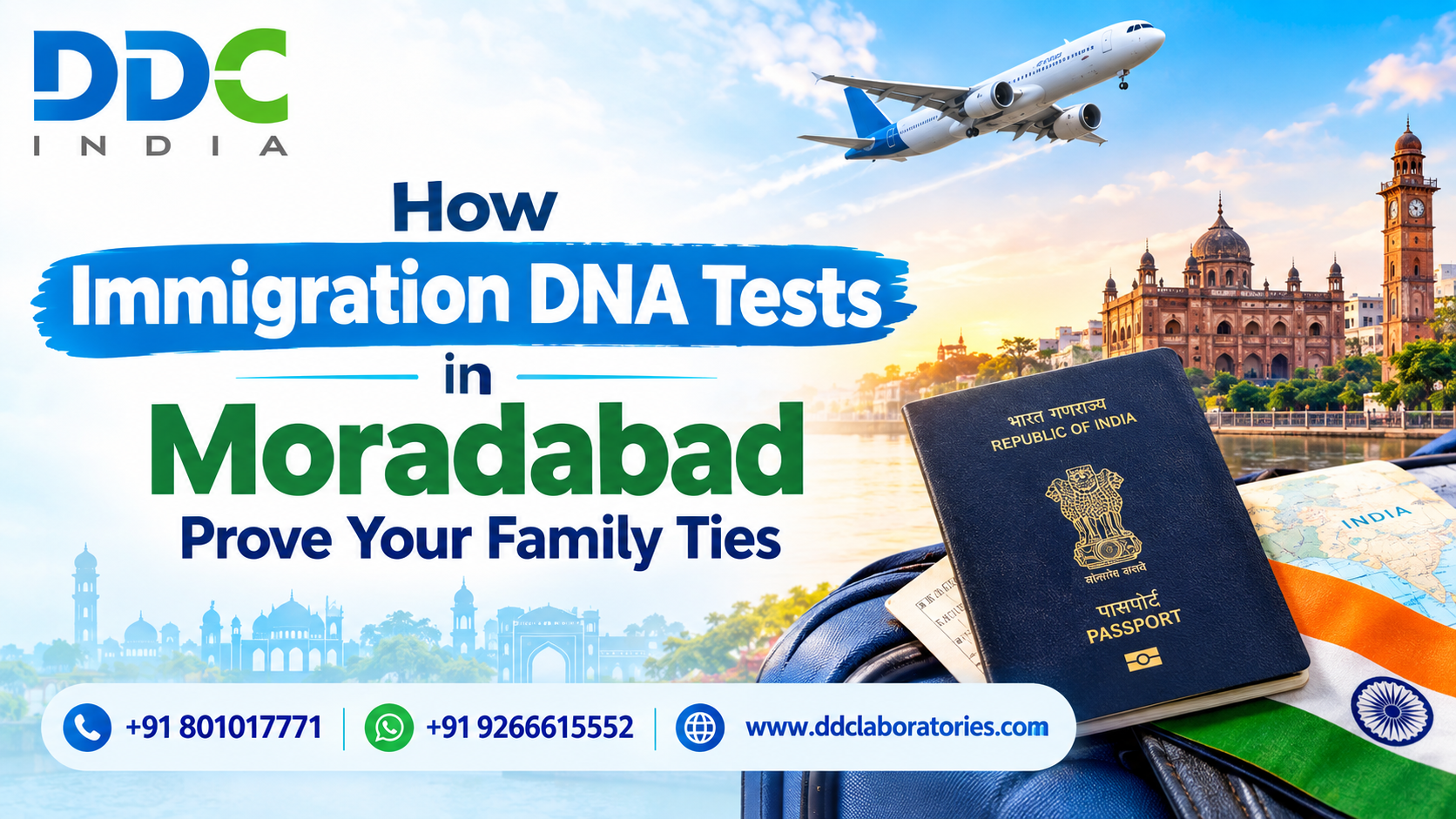 How Immigration DNA Tests in Moradabad Prove Your Family Ties – DDC Laboratories India