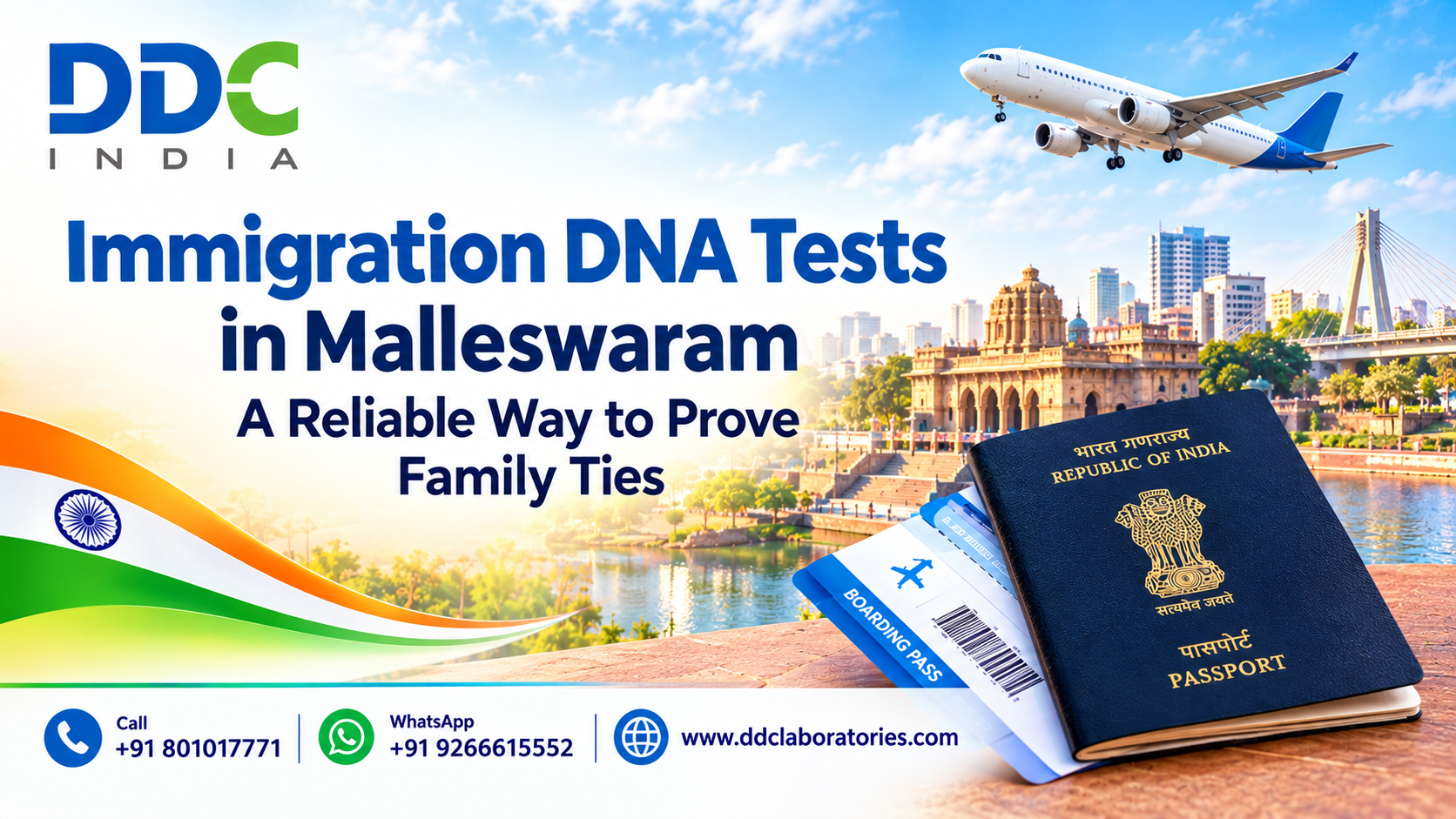Immigration DNA Tests in Malleswaram: A Reliable Way to Prove Family Ties – DDC Laboratories India