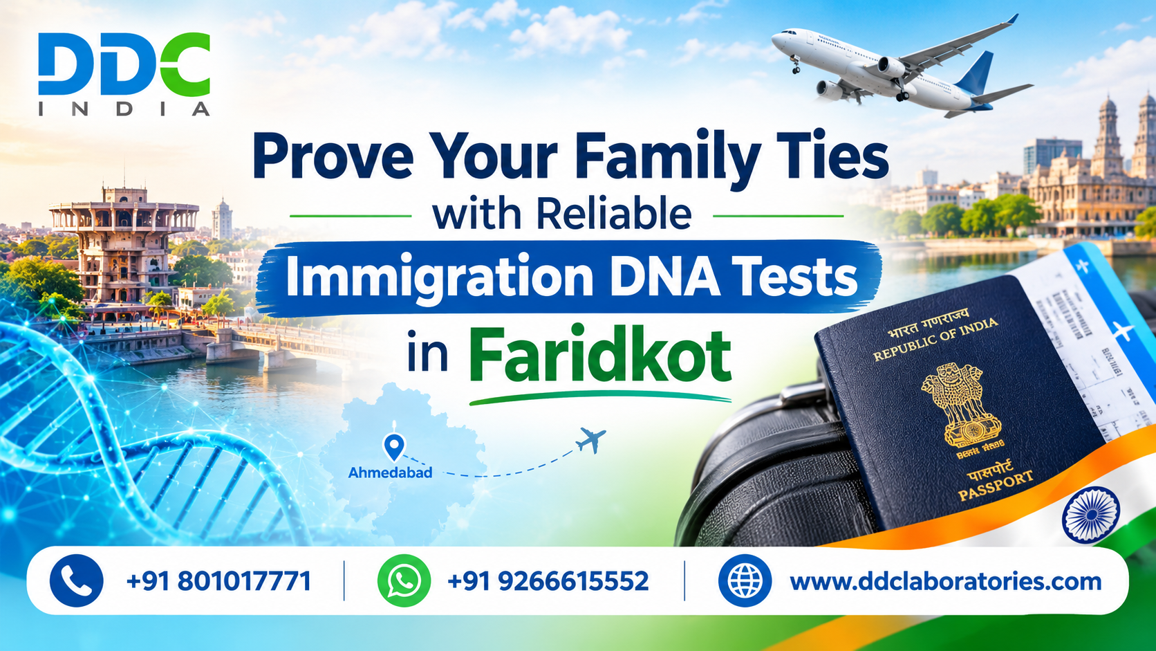Prove Your Family Ties with Reliable Immigration DNA Tests in Faridkot – DDC Laboratories India